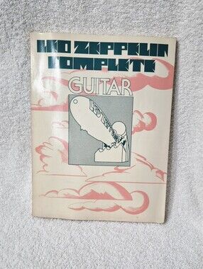 Led Zeppelin Complete Guitar All Songs From First Five Albums 1975 Vintage